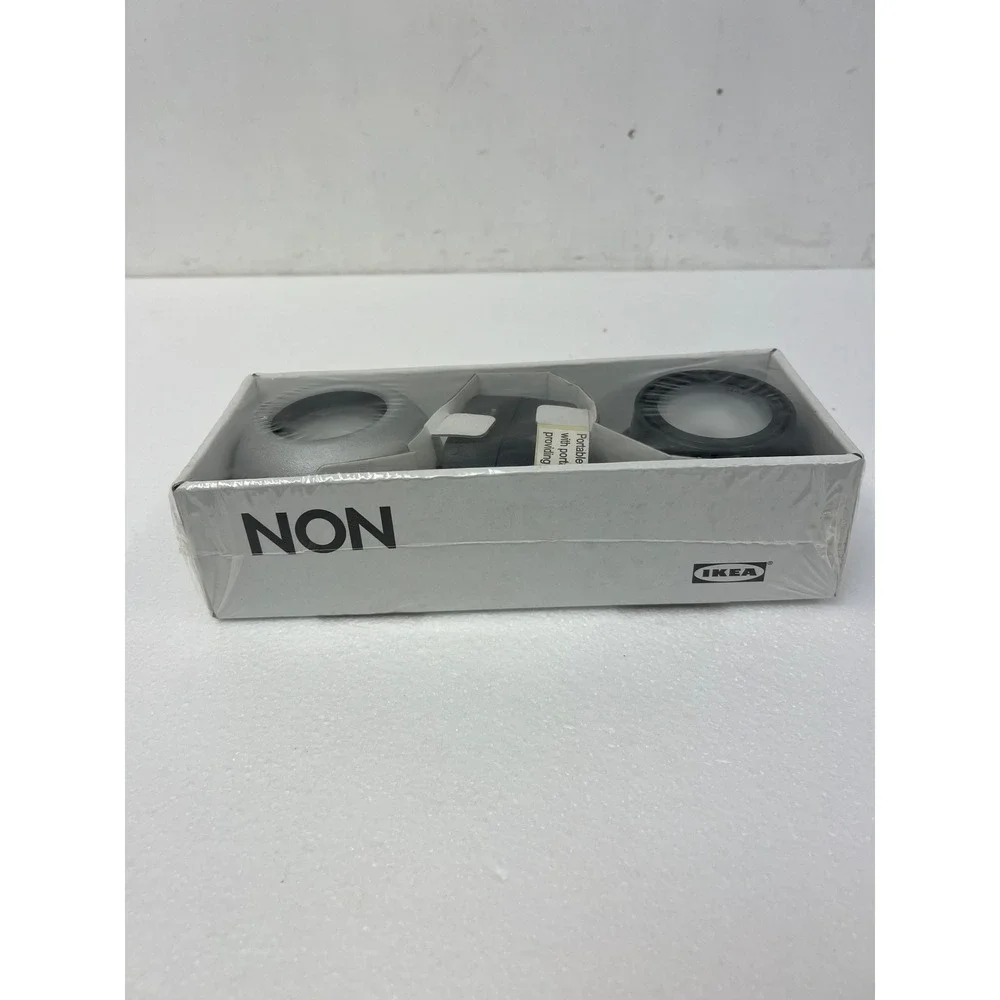 IKEA NON Under Cabinet Lighting 2-Pack Silver Puck Lights 200.274.14 New Sealed